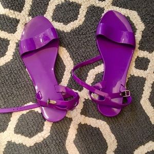 Purple Jelly’s Sandals